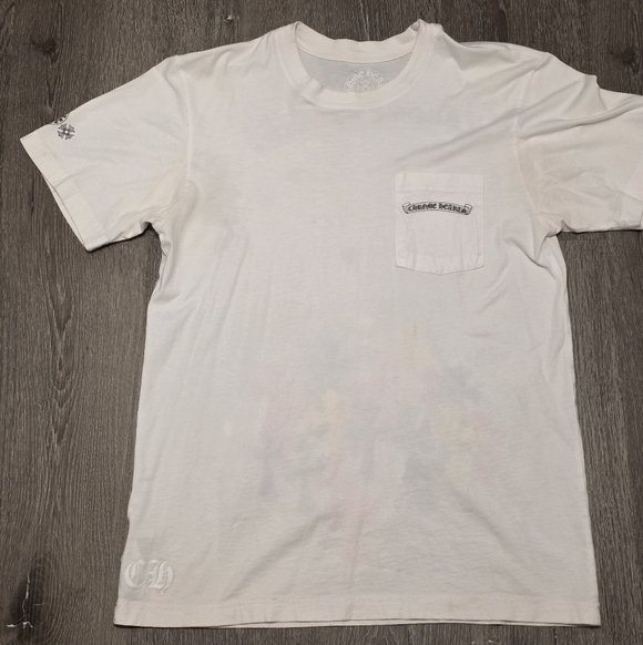 Chrome Hearts Multicolor Cross Cemetery White Mens Large T Shirt - Picture 2 of 10